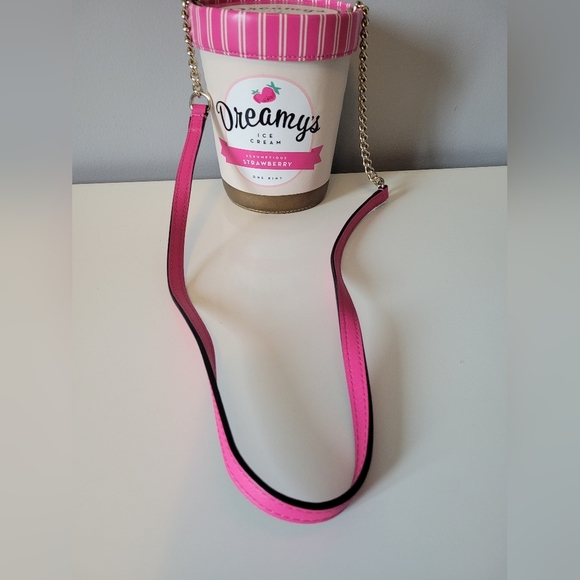 Kate Spade Flavor Of The Month Ice Cream Pint Crossbody, VGUC - Picture 2 of 10